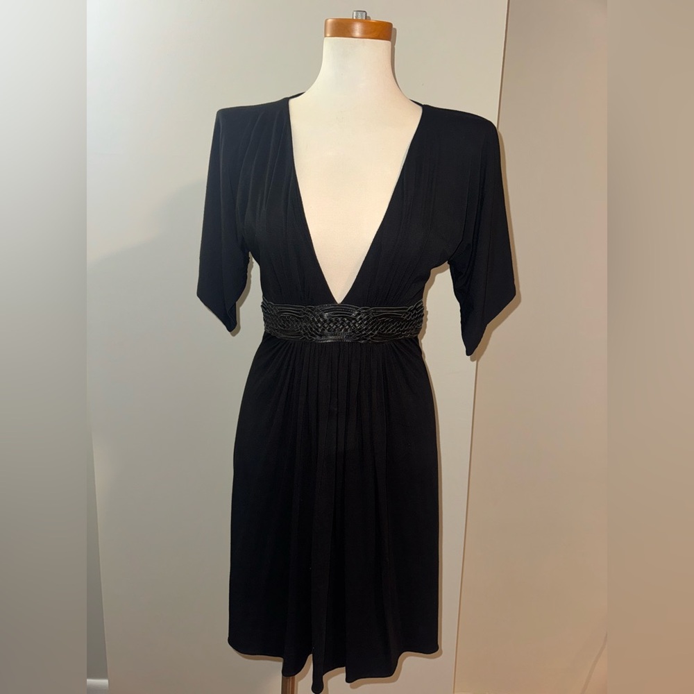 SKY black short dress